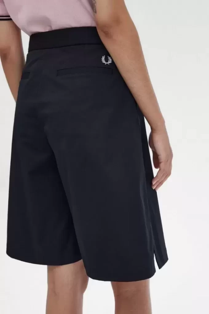 Short plissé pour femme