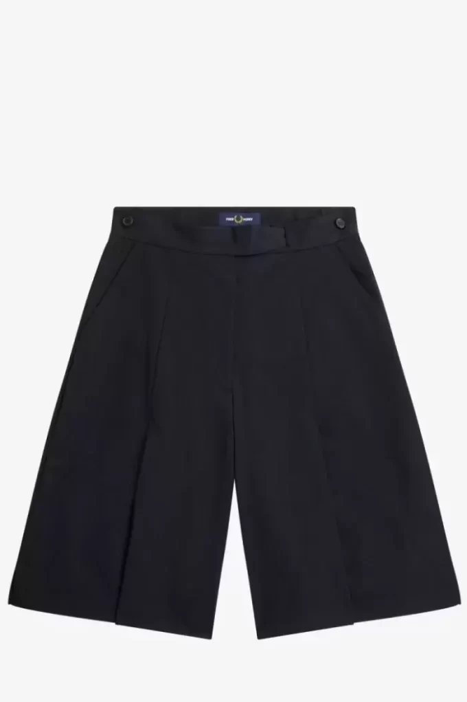 Short plissé pour femme