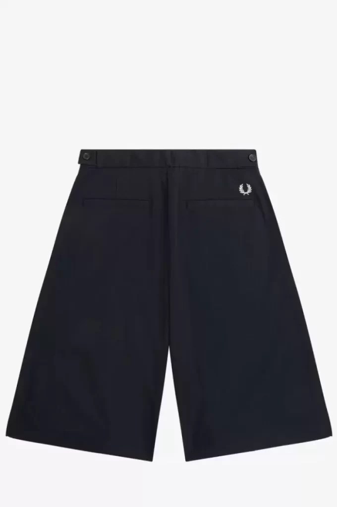 Short plissé pour femme