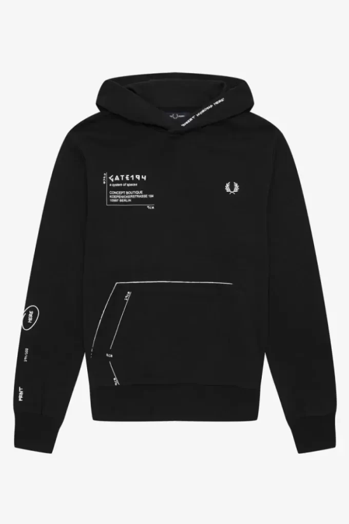 Sweat à capuche imprimé pour homme