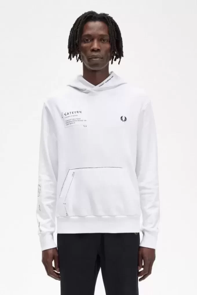 Sweat à capuche imprimé pour homme