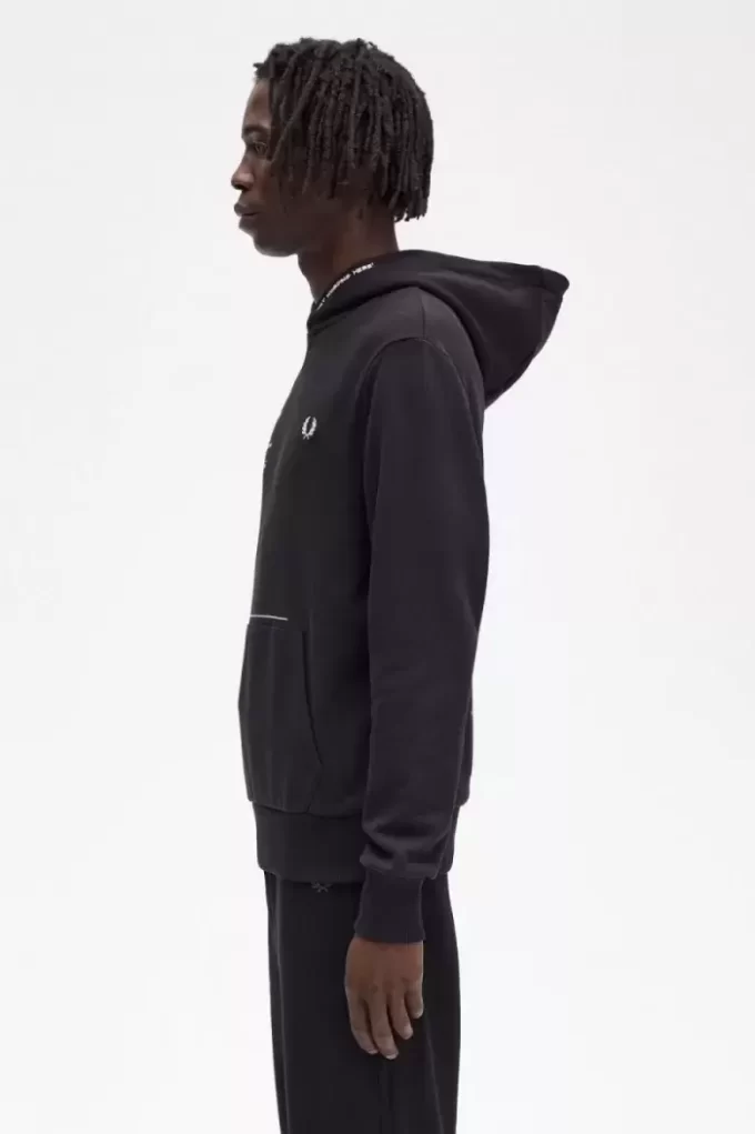 Sweat à capuche imprimé pour homme