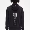 Sweat à capuche imprimé pour homme