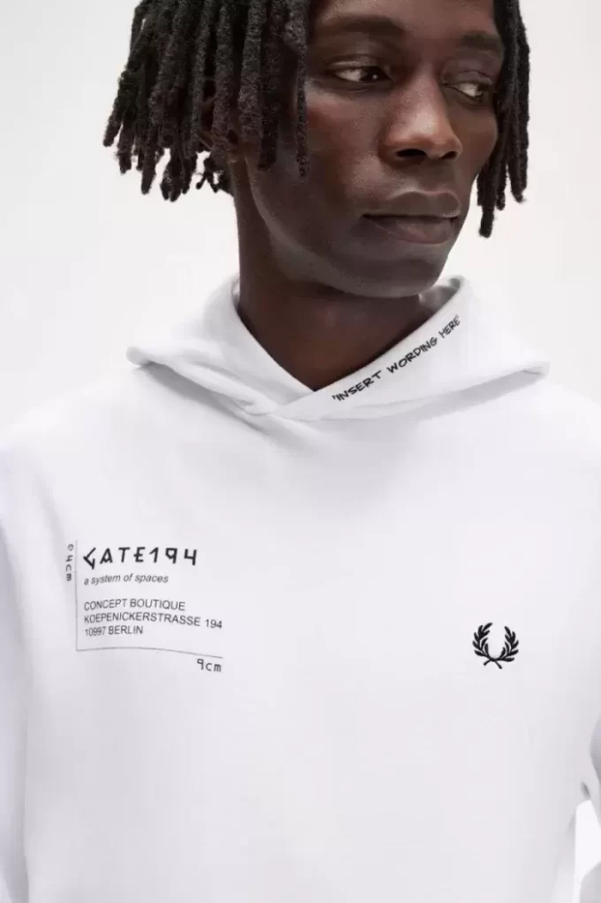 Sweat à capuche imprimé pour homme