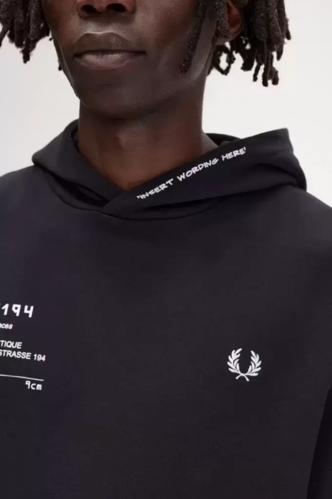 Sweat à capuche imprimé pour homme