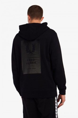 Sweat-shirts à capuche avec patch imprimé