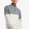 Sweat-shirts à demi-fermeture éclair et blocs de couleurs