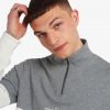 Sweat-shirts à demi-fermeture éclair et blocs de couleurs