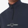 Sweat-shirts à demi-fermeture éclair et blocs de couleurs