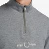 Sweat-shirts à demi-fermeture éclair et blocs de couleurs