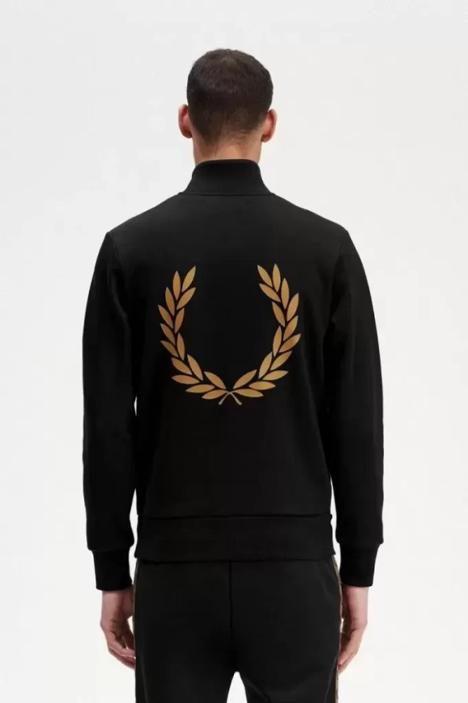 Sweat-shirts à demi-zip et double imprimé graphique pour homme