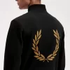 Sweat-shirts à demi-zip et double imprimé graphique pour homme