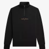 Sweat-shirts à demi-zip et double imprimé graphique pour homme