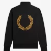 Sweat-shirts à demi-zip et double imprimé graphique pour homme