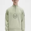 Sweat-shirts demi-zippés Circle Branding pour homme