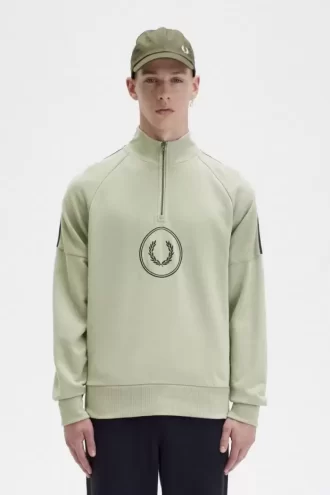 Sweat-shirts demi-zippés Circle Branding pour homme