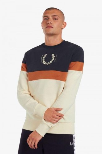Sweat-shirts imprimés à blocs de couleurs
