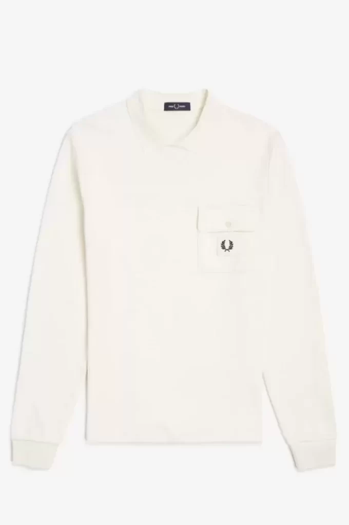 Sweat-shirts à manches longues et à revers bouclé pour homme