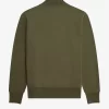 Sweat-shirts pour hommes à col zippé et bordure tricotée