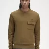 Sweat-shirts ras du cou à poches pour homme