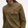 Sweat-shirts ras du cou à poches pour homme