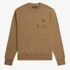 Sweat-shirts ras du cou à poches pour homme