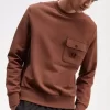 Sweat-shirts ras du cou pour homme avec badge
