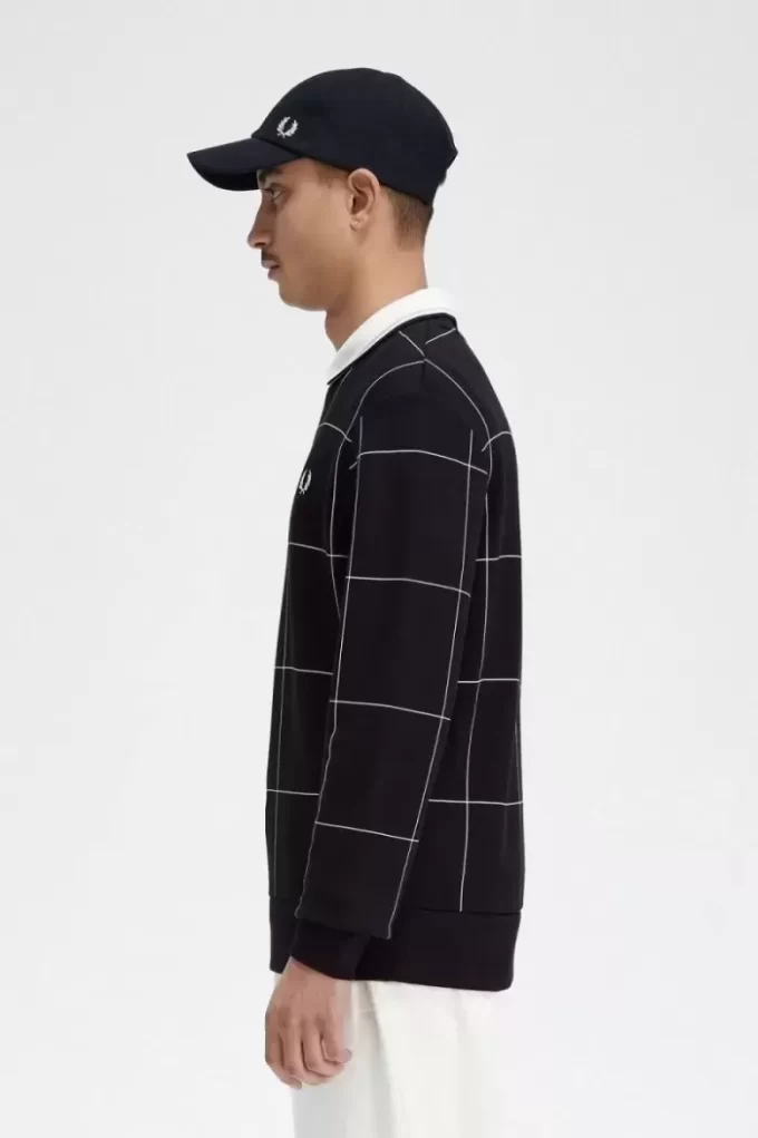 Sweats à capuche pour hommes avec détails en grille