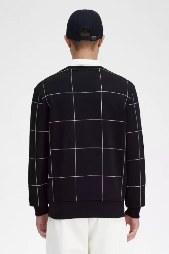 Sweats à capuche pour hommes avec détails en grille