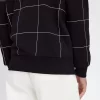 Sweats à capuche pour hommes avec détails en grille