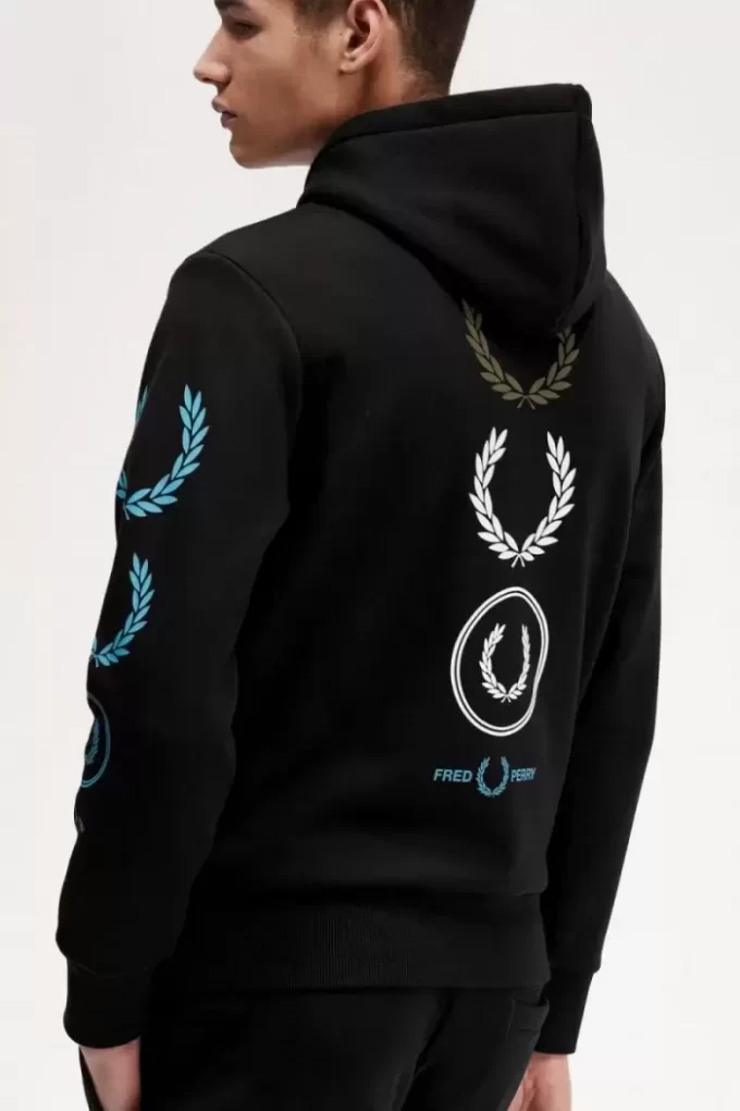 Sweats à capuche pour hommes avec marquage graphique