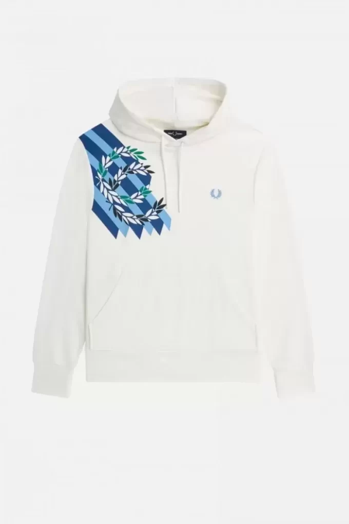 Sweats à capuche pour hommes à imprimé couronne de laurier