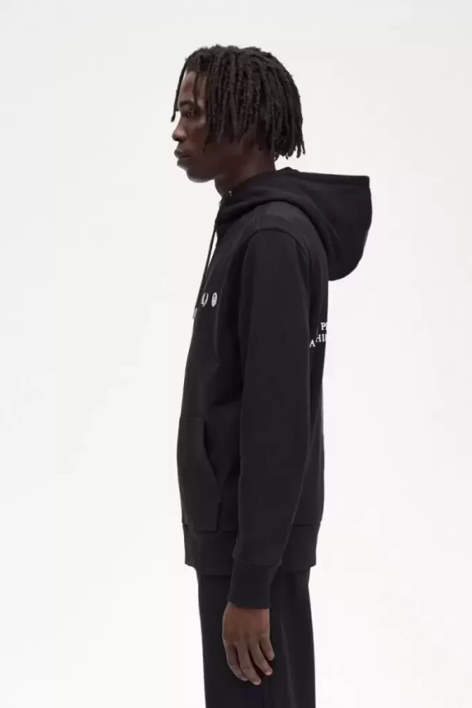 Sweats à capuche zippés contrastés pour hommes