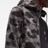 Sweats à capuche zippés contrastés pour hommes