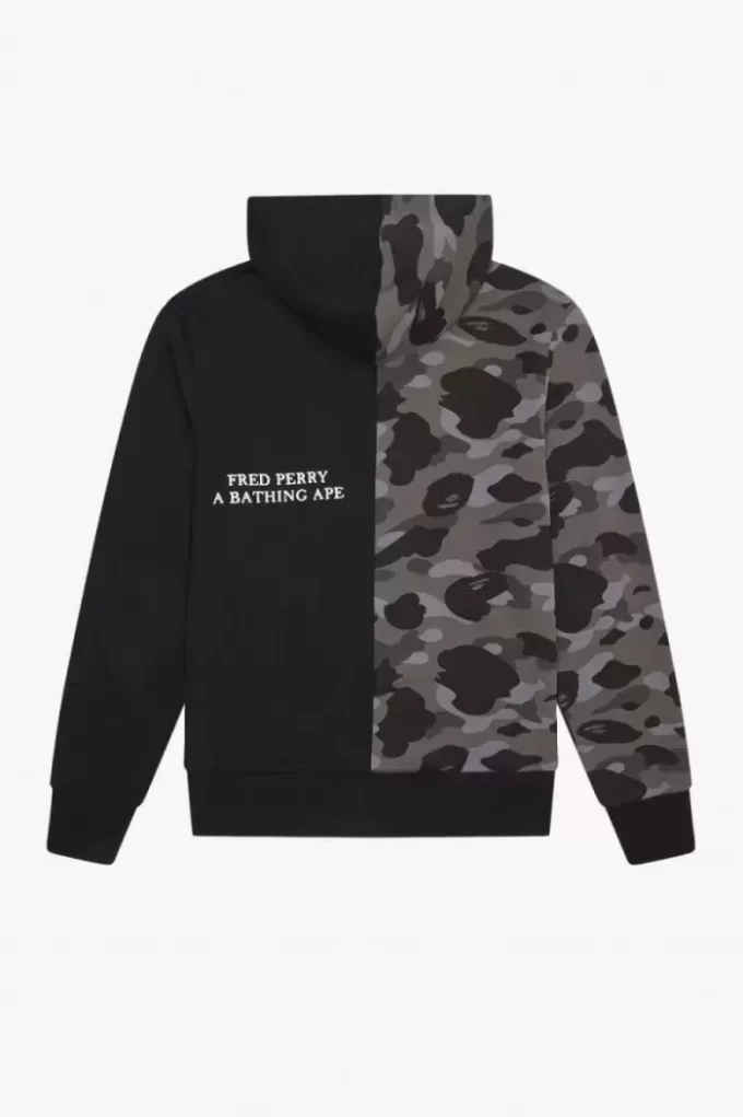 Sweats à capuche zippés contrastés pour hommes