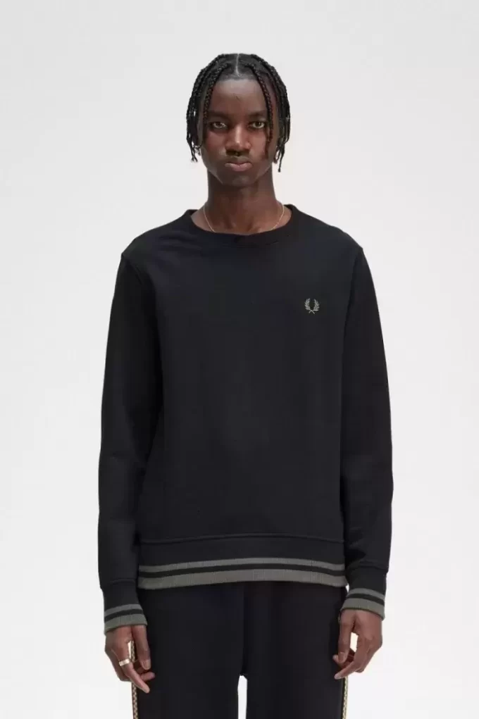 Sweats à détails côtelés pour hommes