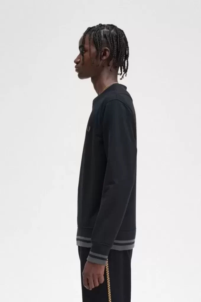 Sweats à détails côtelés pour hommes