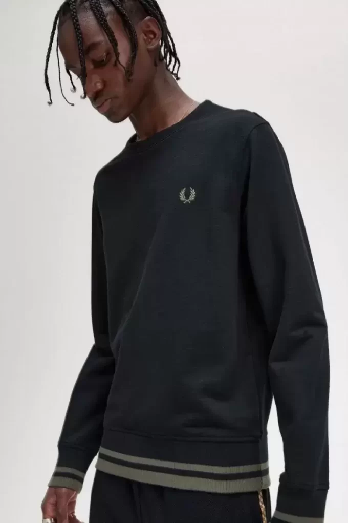 Sweats à détails côtelés pour hommes