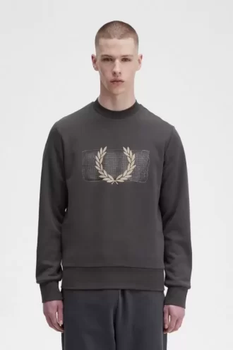 Sweats à imprimé graphique superposé pour hommes