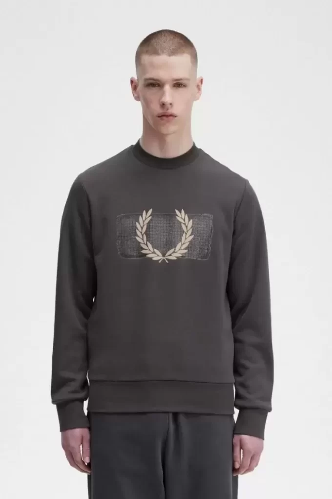 Sweats à imprimé graphique superposé pour hommes