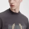 Sweats à imprimé graphique superposé pour hommes