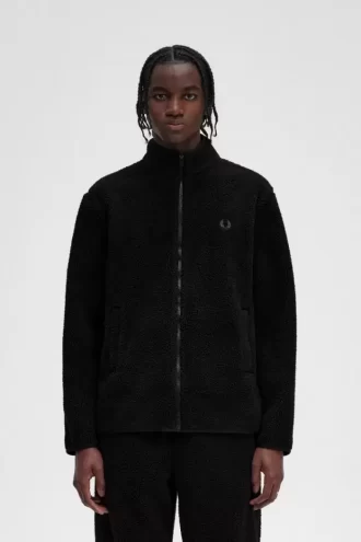 Sweats zippés en polaire borg pour homme