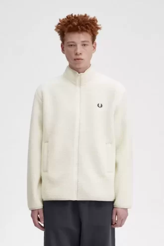 Sweats zippés en polaire borg pour homme
