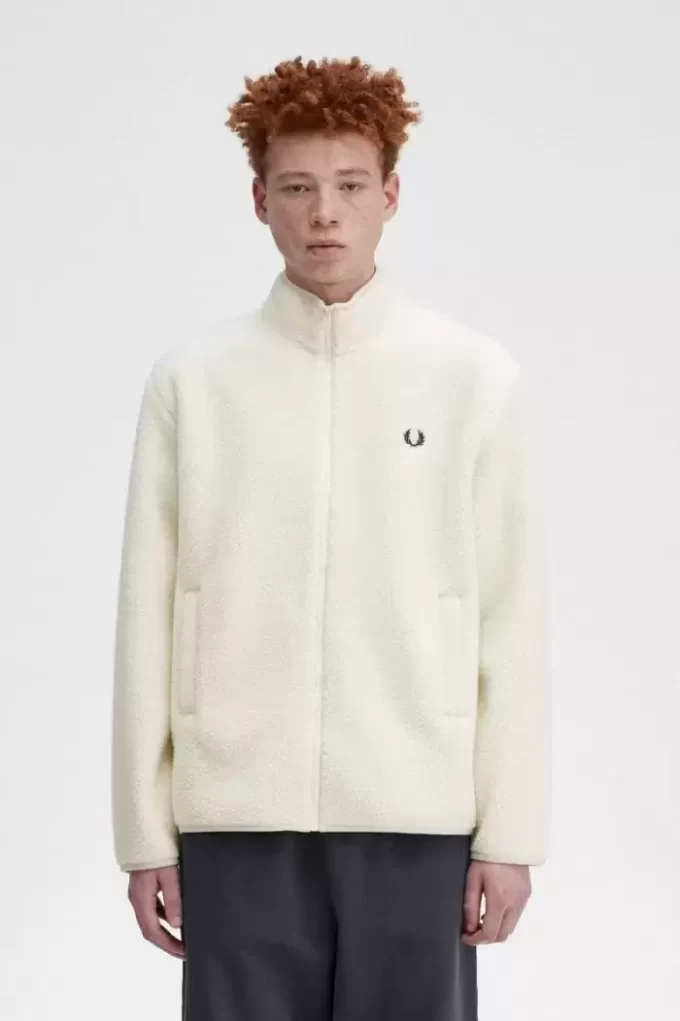 Sweats zippés en polaire borg pour homme