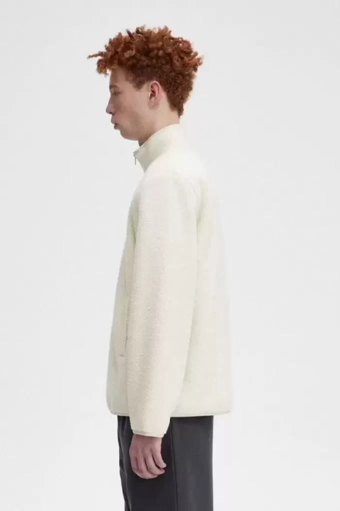 Sweats zippés en polaire borg pour homme