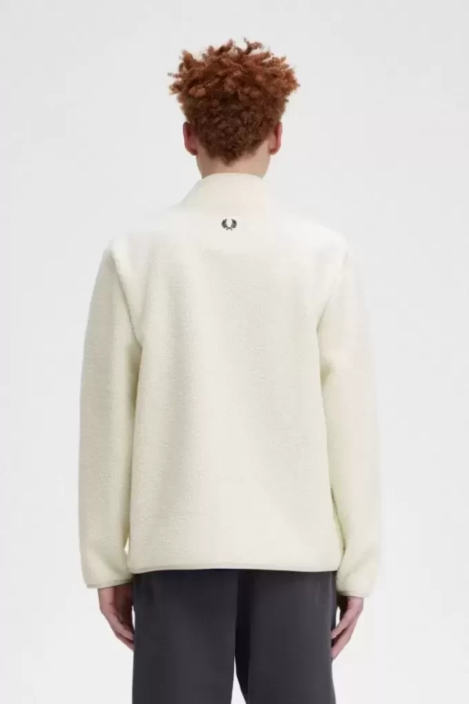 Sweats zippés en polaire borg pour homme