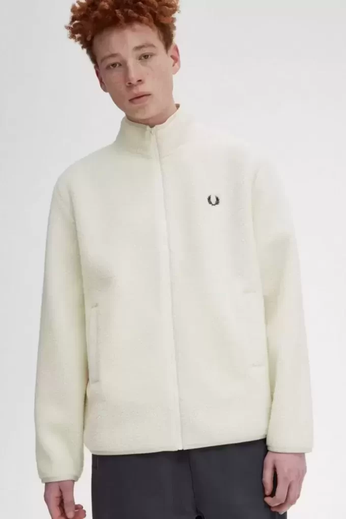 Sweats zippés en polaire borg pour homme