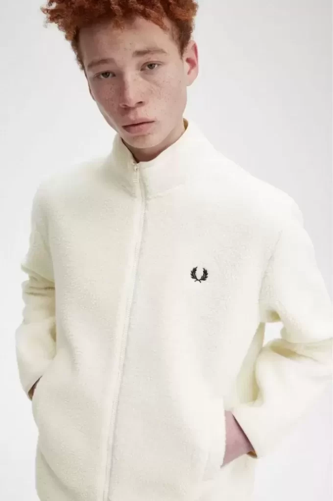Sweats zippés en polaire borg pour homme