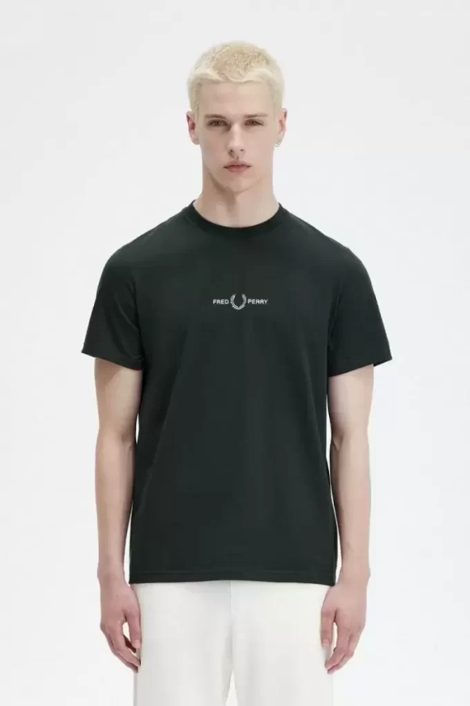 T-shirt brodé pour homme