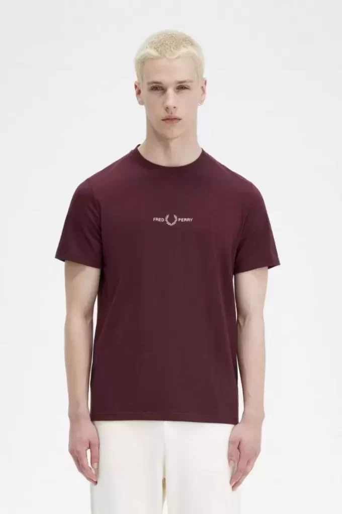 T-shirt brodé pour homme